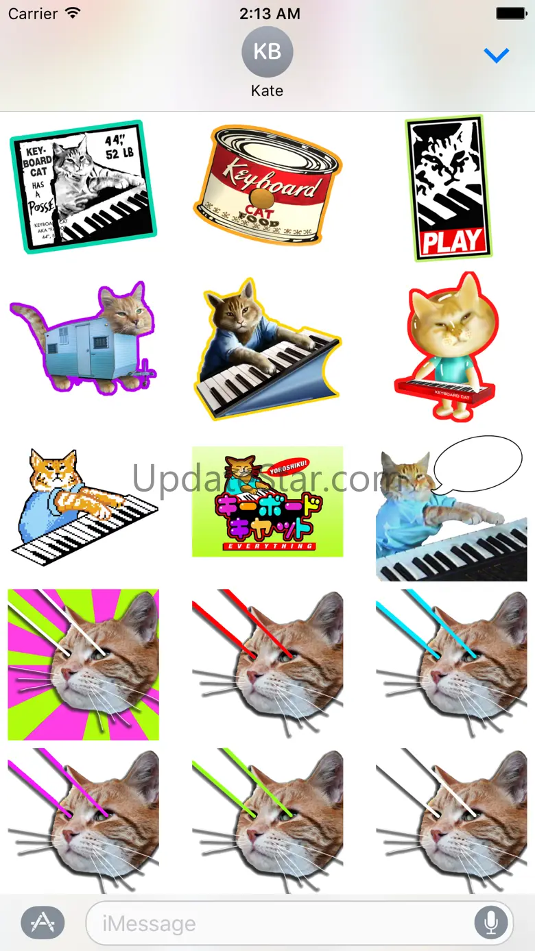 Keyboard Cat Stickers! 1.0