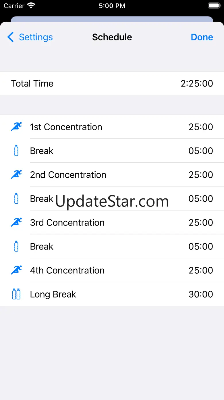 Concentration Timer 1.2.7