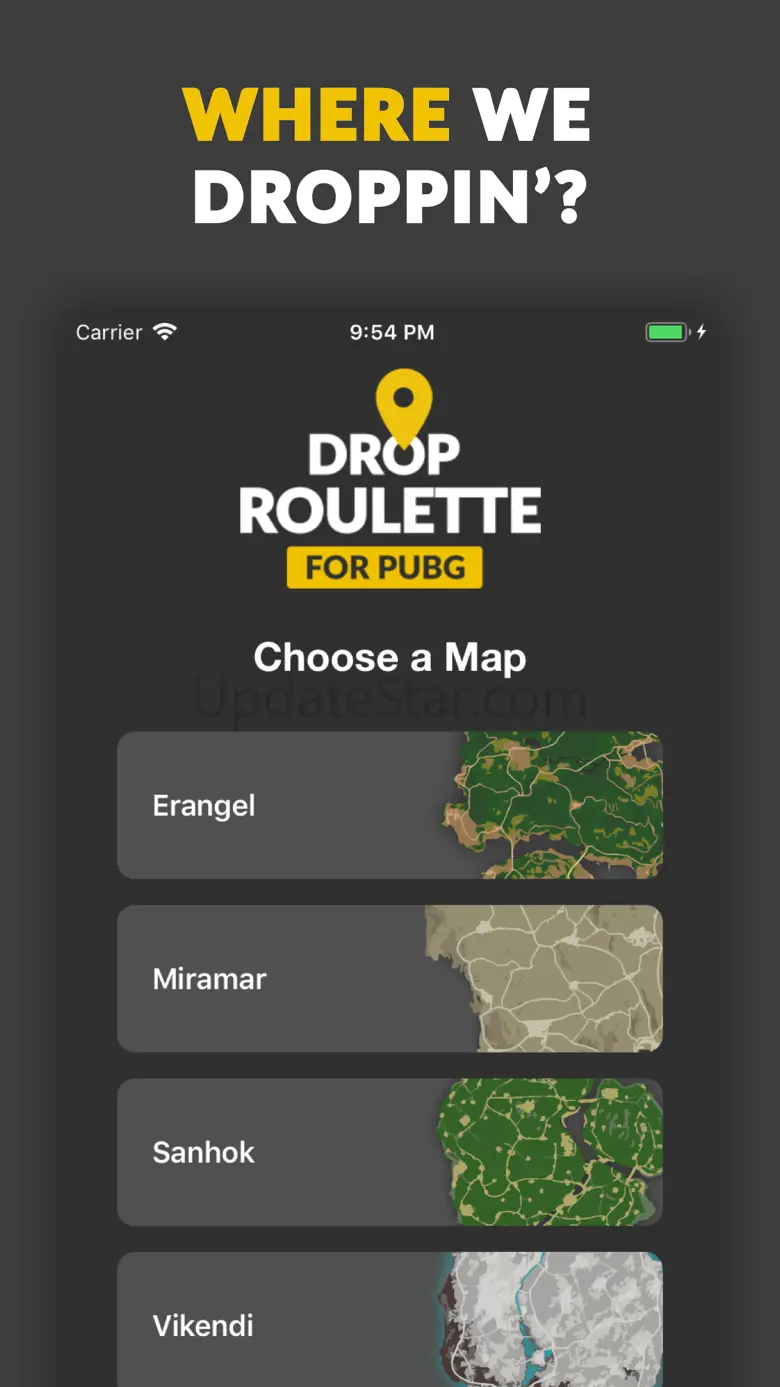 Drop Roulette for PUBG 1.01