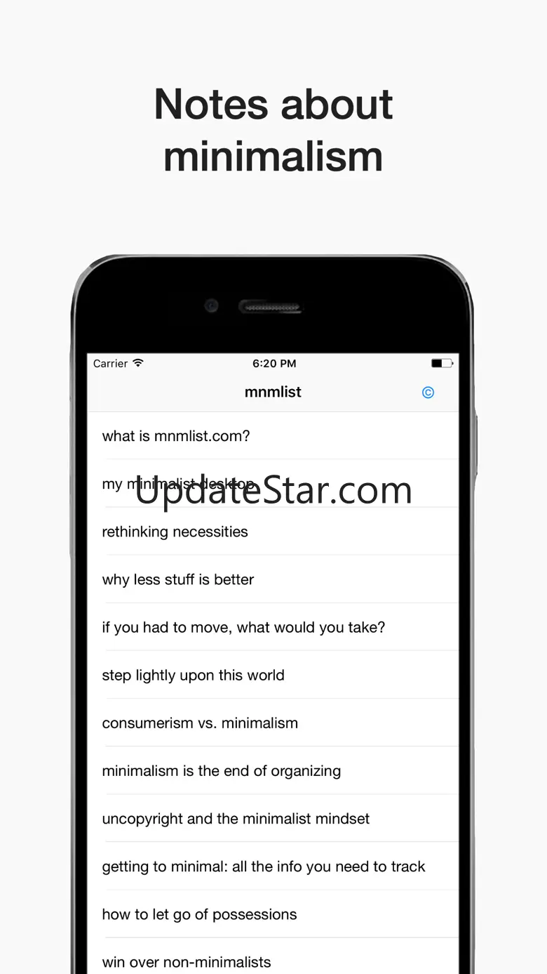 Minimalist: less is the answer 1.3