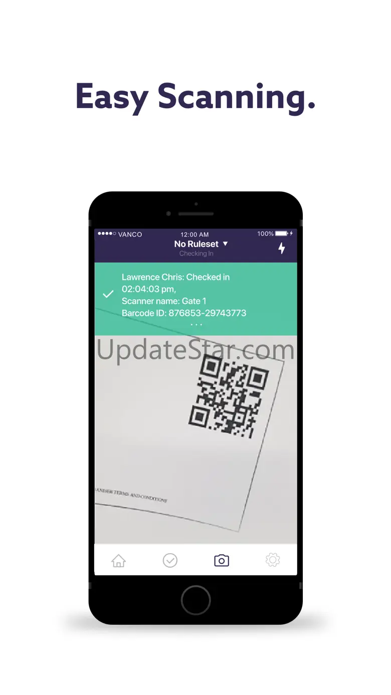 Vanco Events Scanning App 11.0