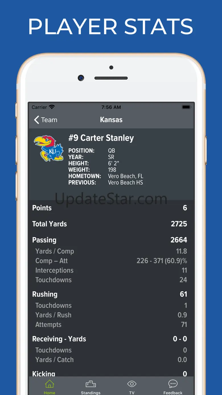 Kansas Football Schedules 5.2.0