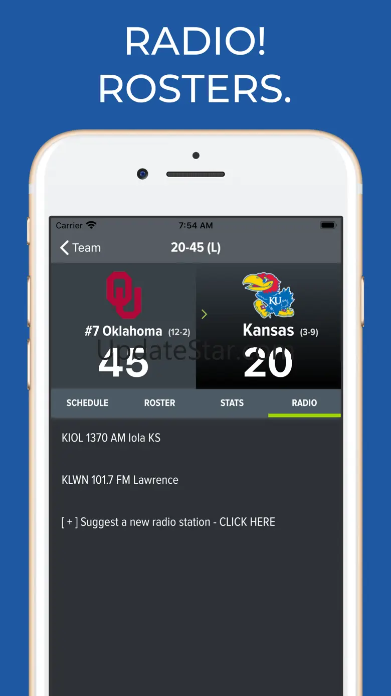 Kansas Football Schedules 5.2.0