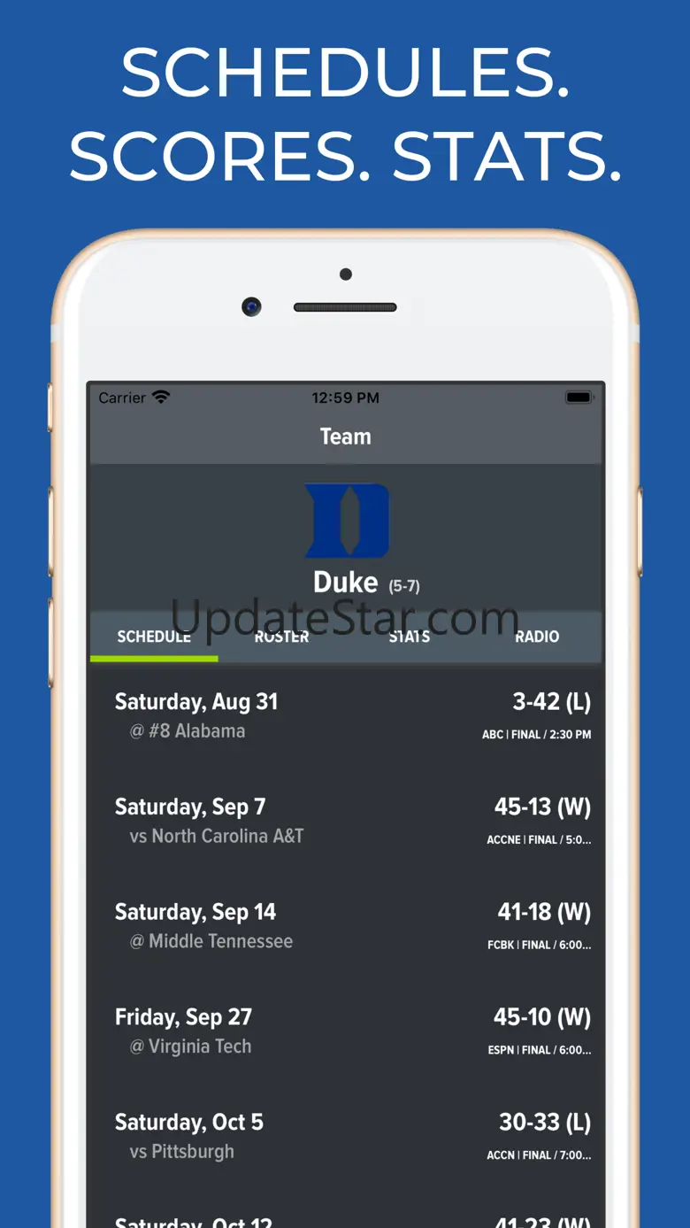 Duke Football Schedule 5.2.0