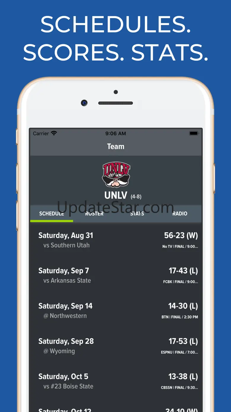 UNLV Football Schedules 5.2.0