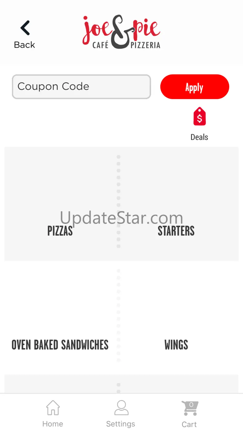 Joe & Pie Cafe and Pizzeria 3.0.0