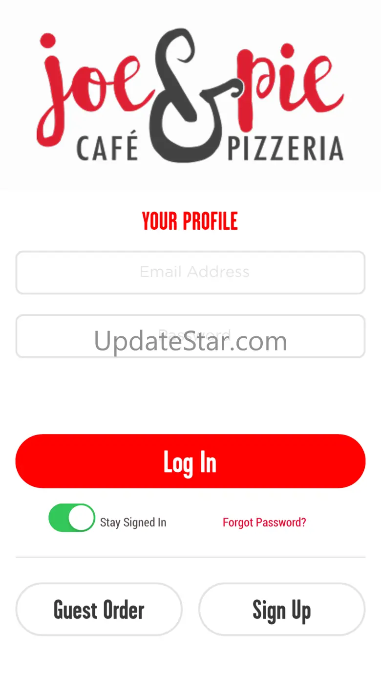Joe & Pie Cafe and Pizzeria 3.0.0