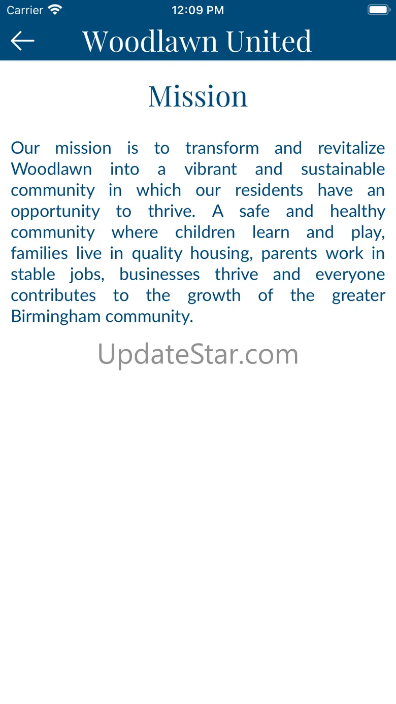 Woodlawn United Community App 1.2