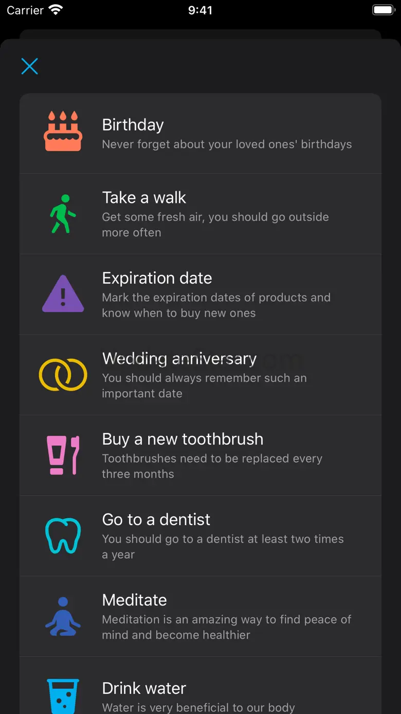 Events - Habit Tracker 1.3