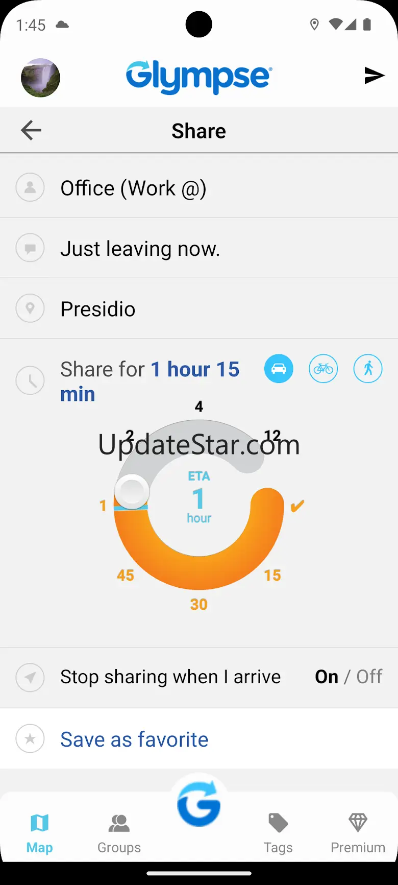Glympse - Share GPS location 4.0.12