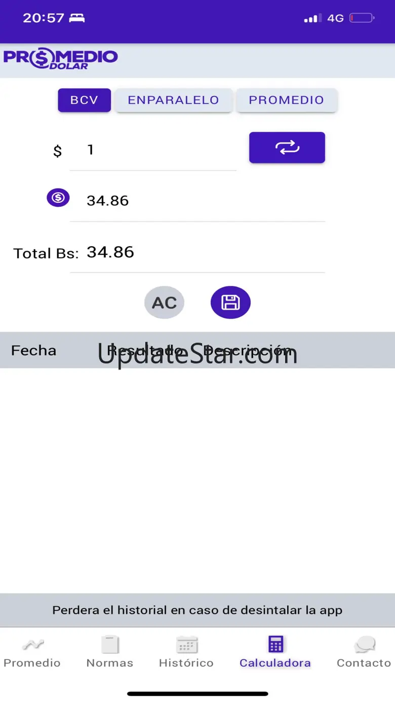 Promedio Dolar 2.0.8