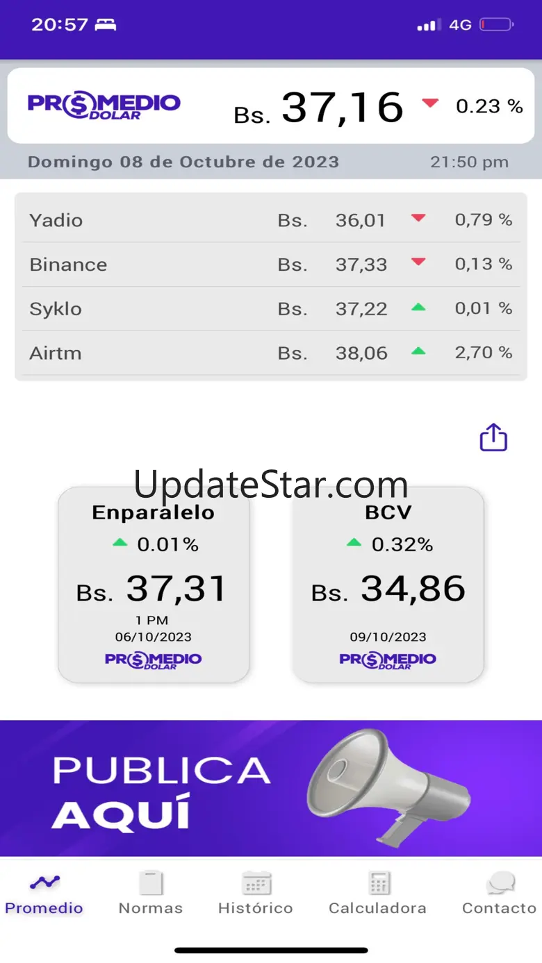 Promedio Dolar 2.0.8