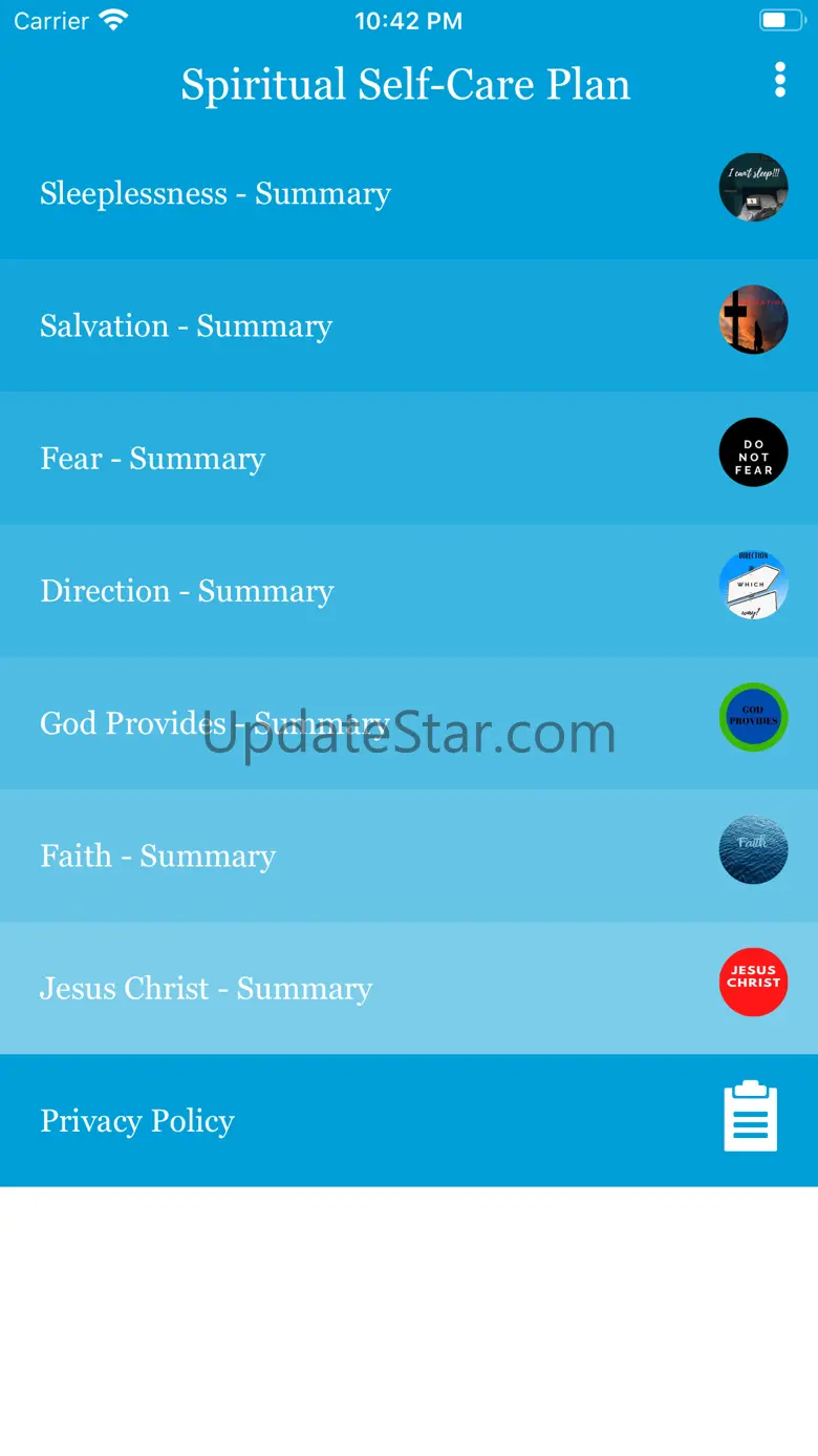 Spiritual Self Care Plan 1.0