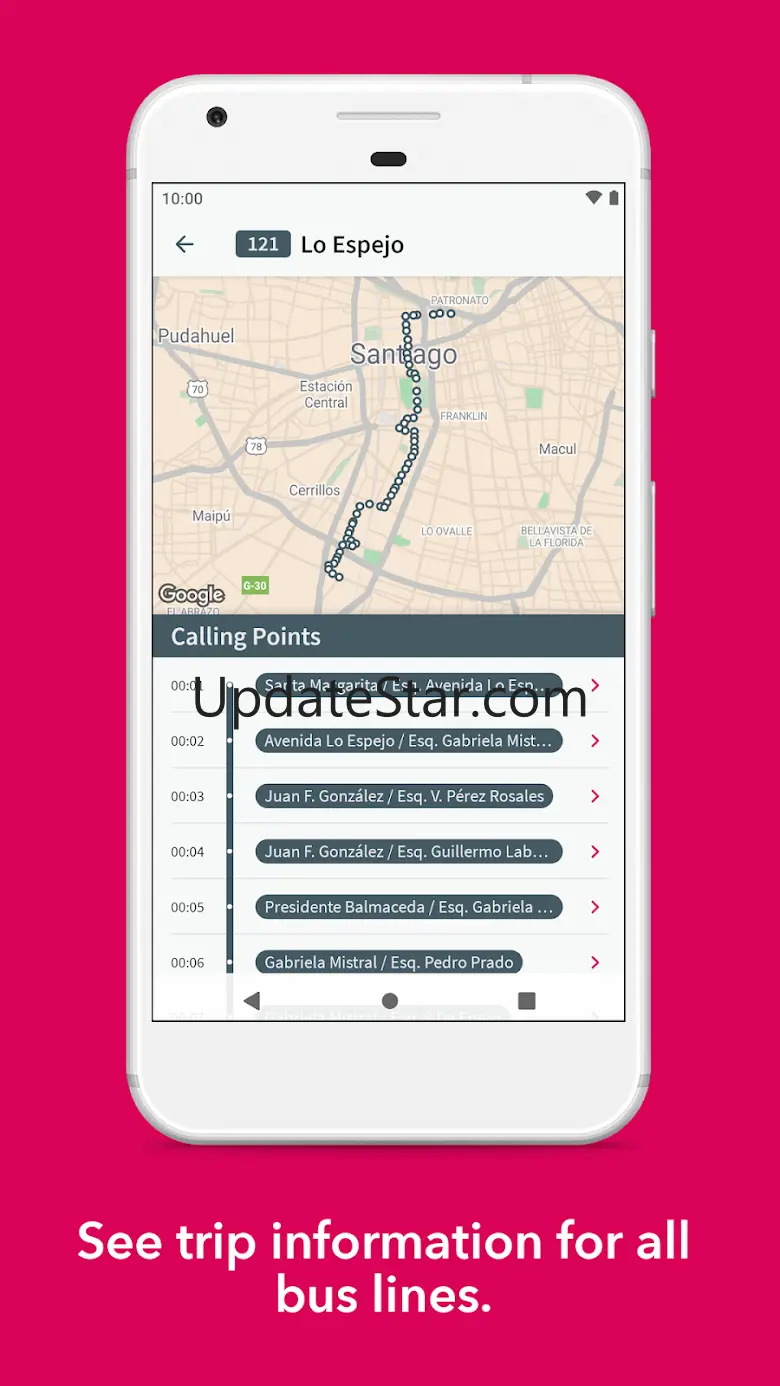 Santiago Bus Checker 10.48