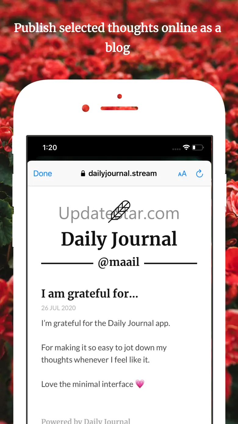 Daily Journal: Publish Online 1.0.4