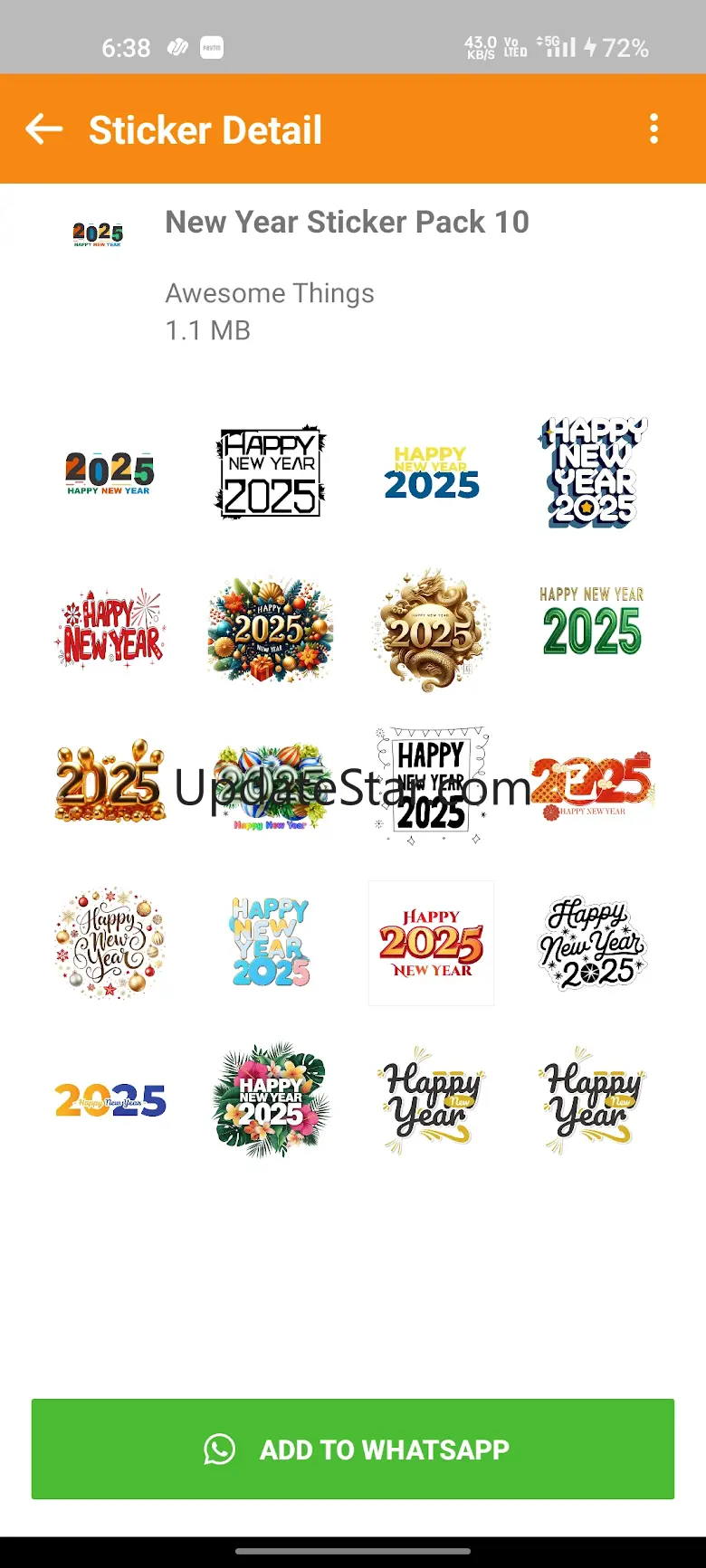 New Year Stickers for WhatsApp 12.0
