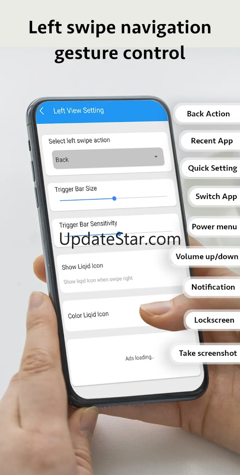 Swipe Back Full Screen Gesture 1.9