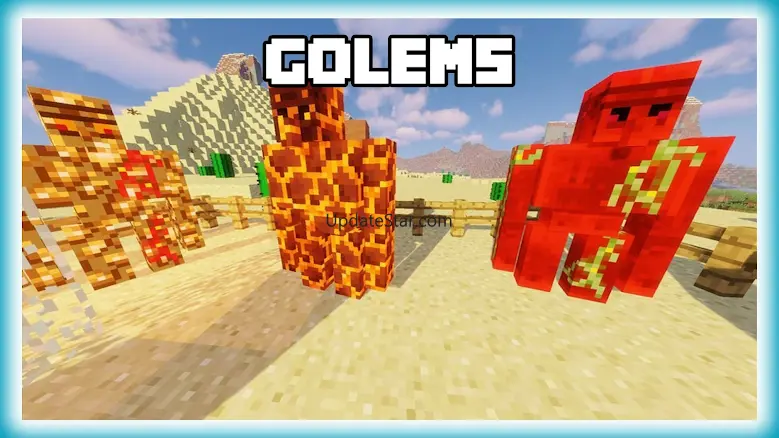 Golems Mod for Minecraft 1.9.48