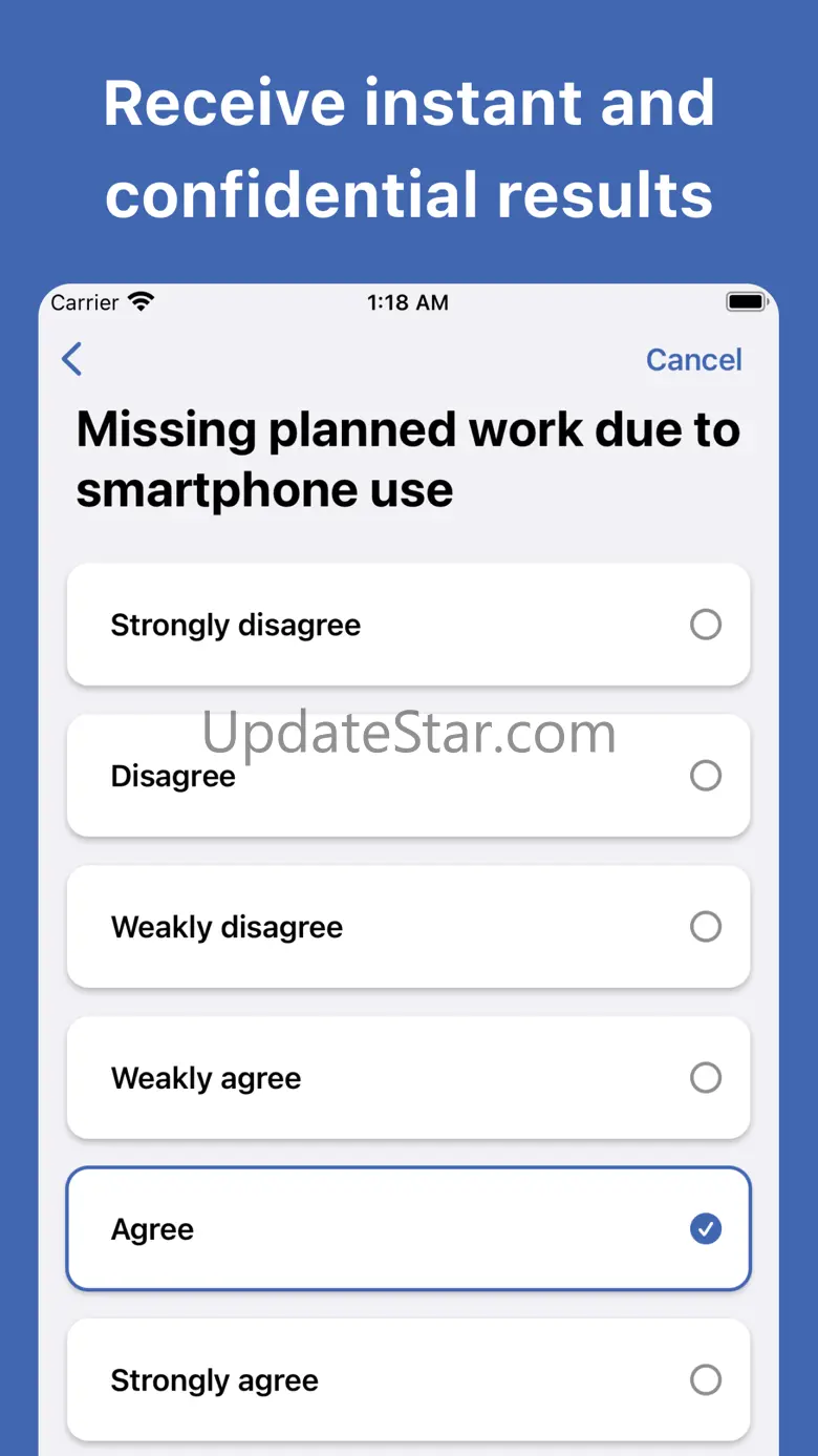 Smartphone Addiction Test 1.0.1