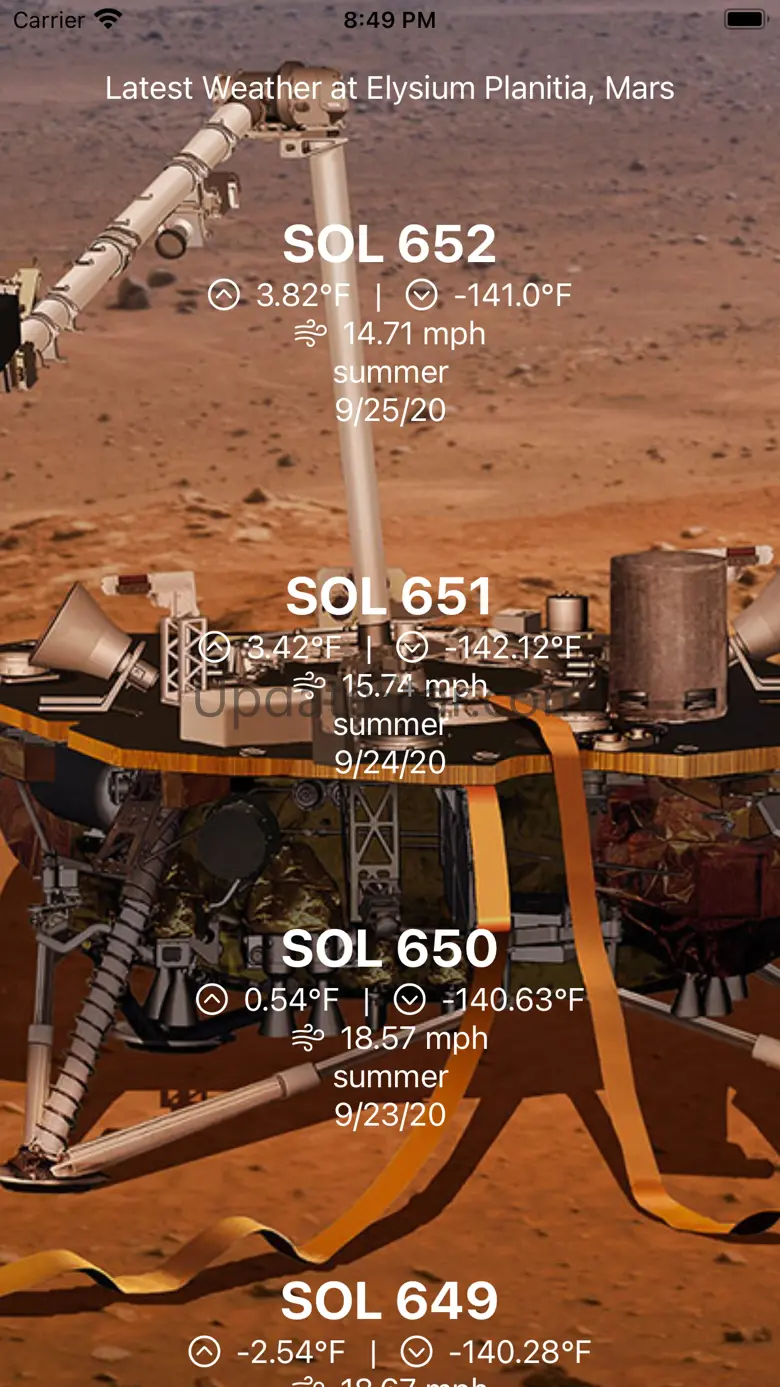 Mars Weather with Widgets 1.0