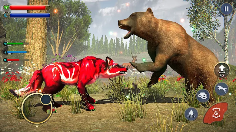 Wolf Sim: Offline Animal Games 3.7