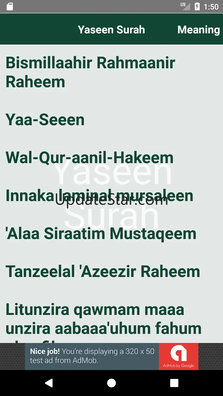 Yaseen Surah - English 1.0