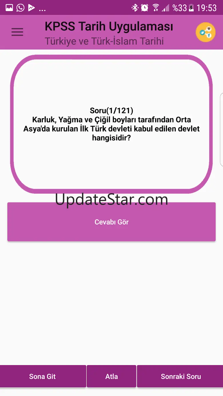 KPSS Tarih - Güncel Bilgi 2021 10.0