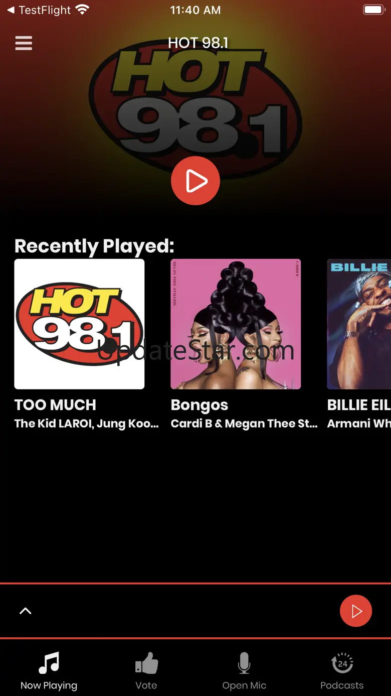 Hot 98.1 12.0.2