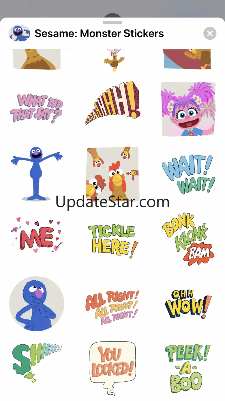 Sesame: Monster Stickers 1.0