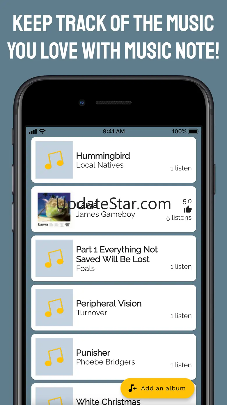 Music Note, your music history 1.0.3
