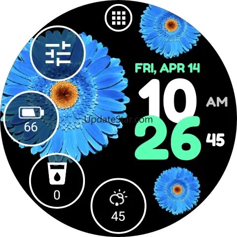 Flower Watch Face by HuskyDEV 1.05