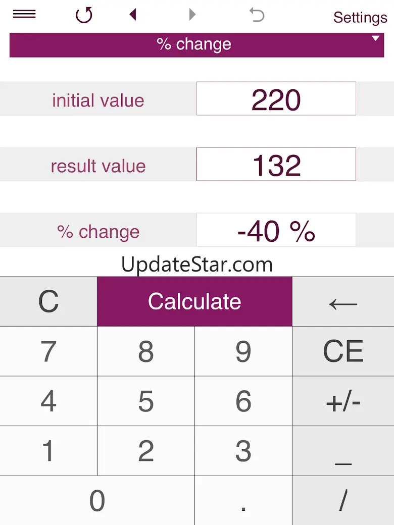 Percentage Calculator