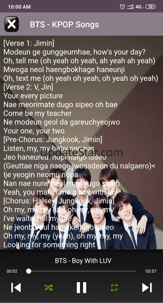 BTS Song Offline 15.2.0