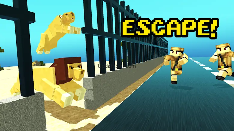 Blocky Wild Park: Lions Raid 0.3