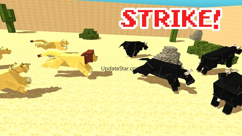 Blocky Wild Park: Lions Raid 0.3
