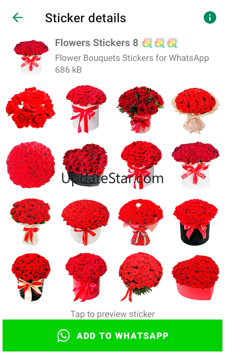 Flowers Stickers for WhatsApp 24.06