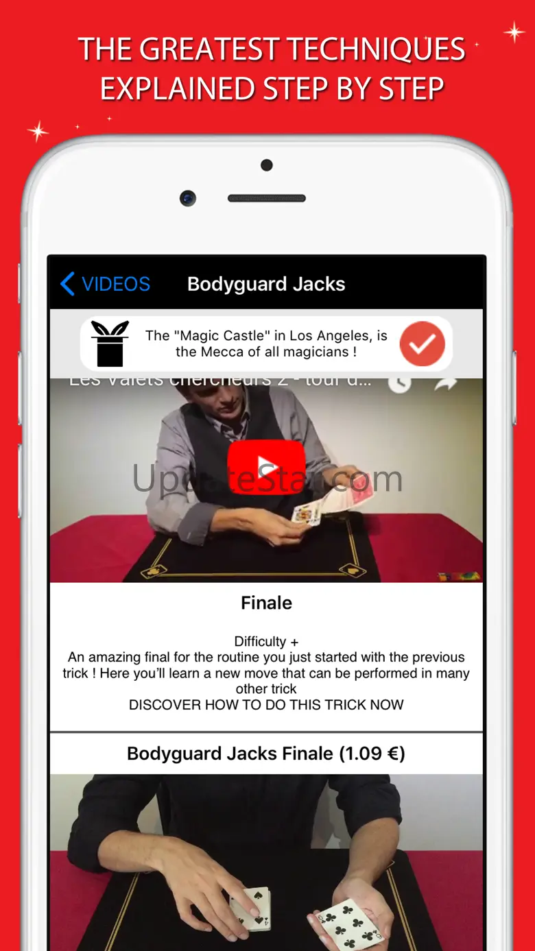 Learn Magic trick card coin 1.4