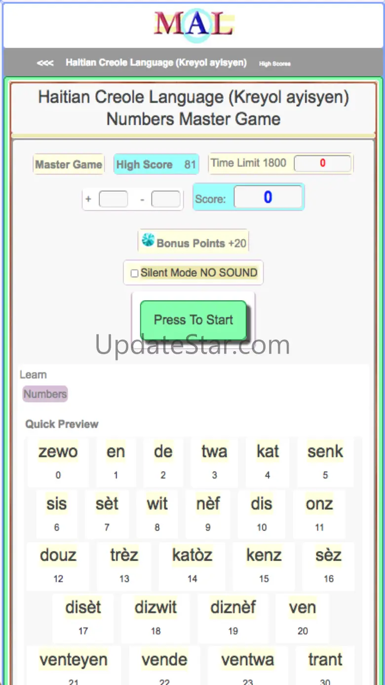 Haitian Creole M(A)L 1.0.3