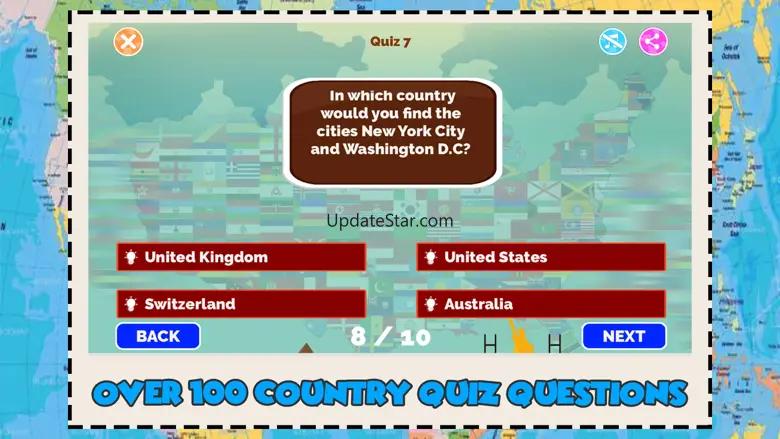World Countries Geography Quiz 1.9