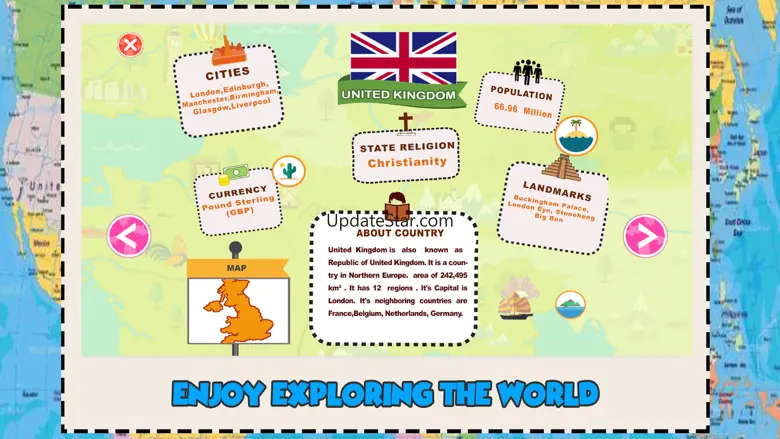 World Countries Geography Quiz 1.9