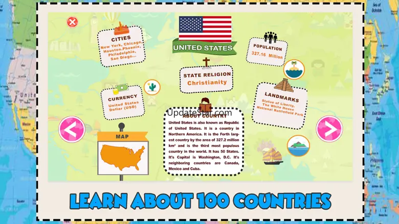 World Countries Geography Quiz 1.9