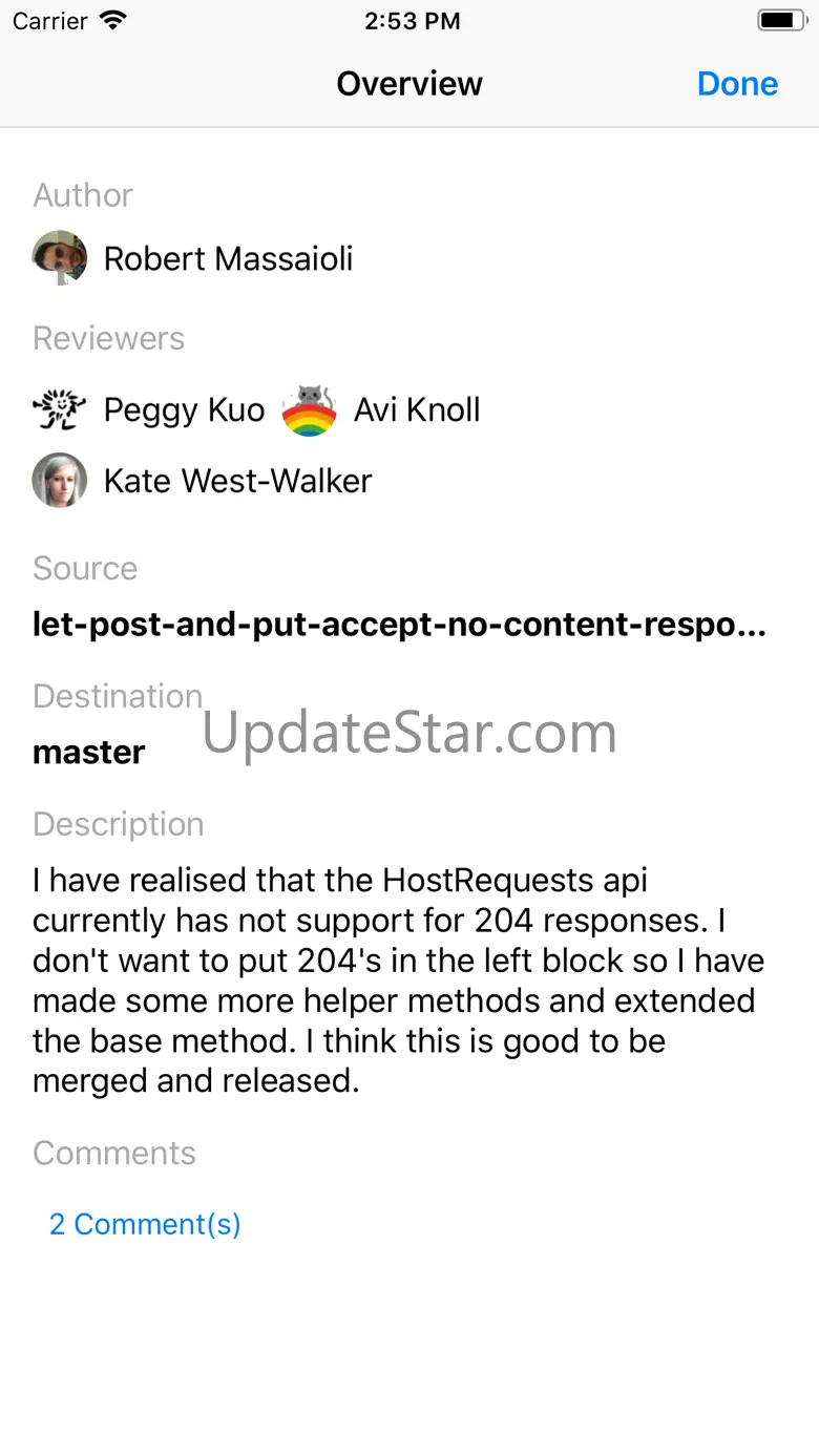 Code Review - Pull Requests 1.0.1