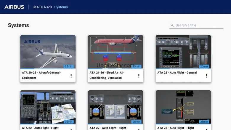 A320 MATe Systems 2.1.0