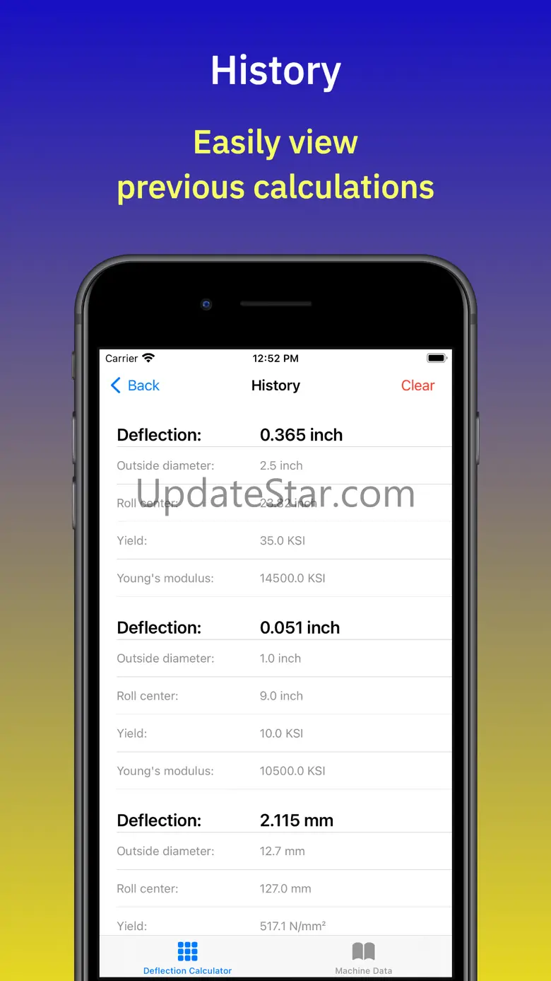 Deflection Calculator 1.2.1