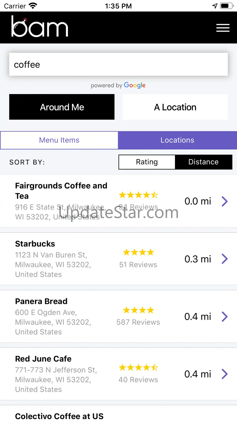 BAM - Best Around Me 1.5.0