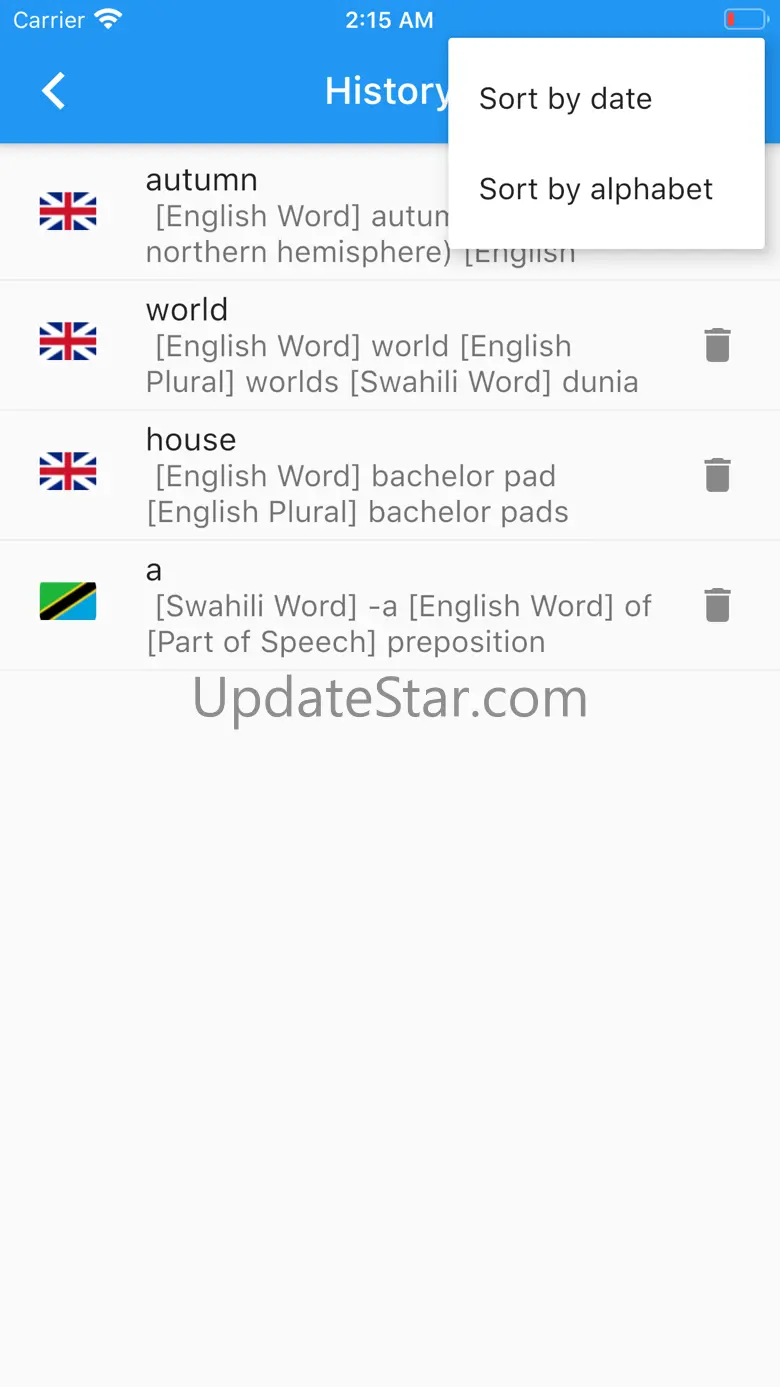 English-Swahili Dictionary 1.0