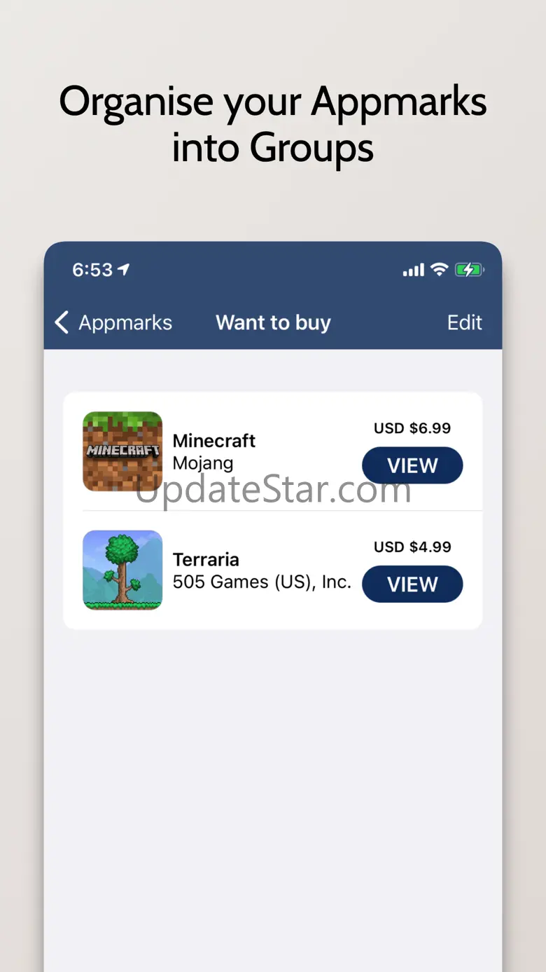 Appmarks 1.2.0