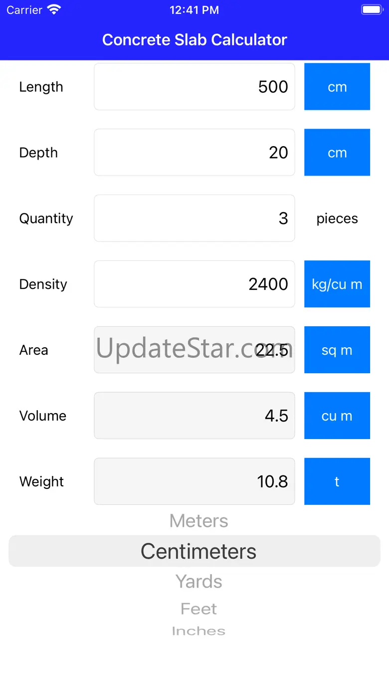 Concrete Slab Calculator 1.1