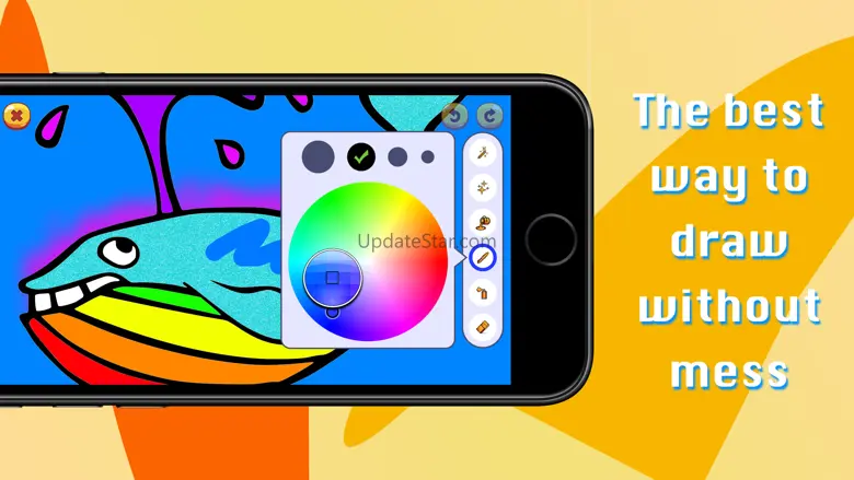 Kids Coloring Book. Draw on go 1.3