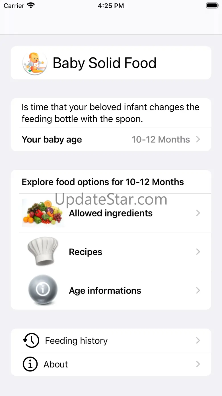 Baby solid food 1.12